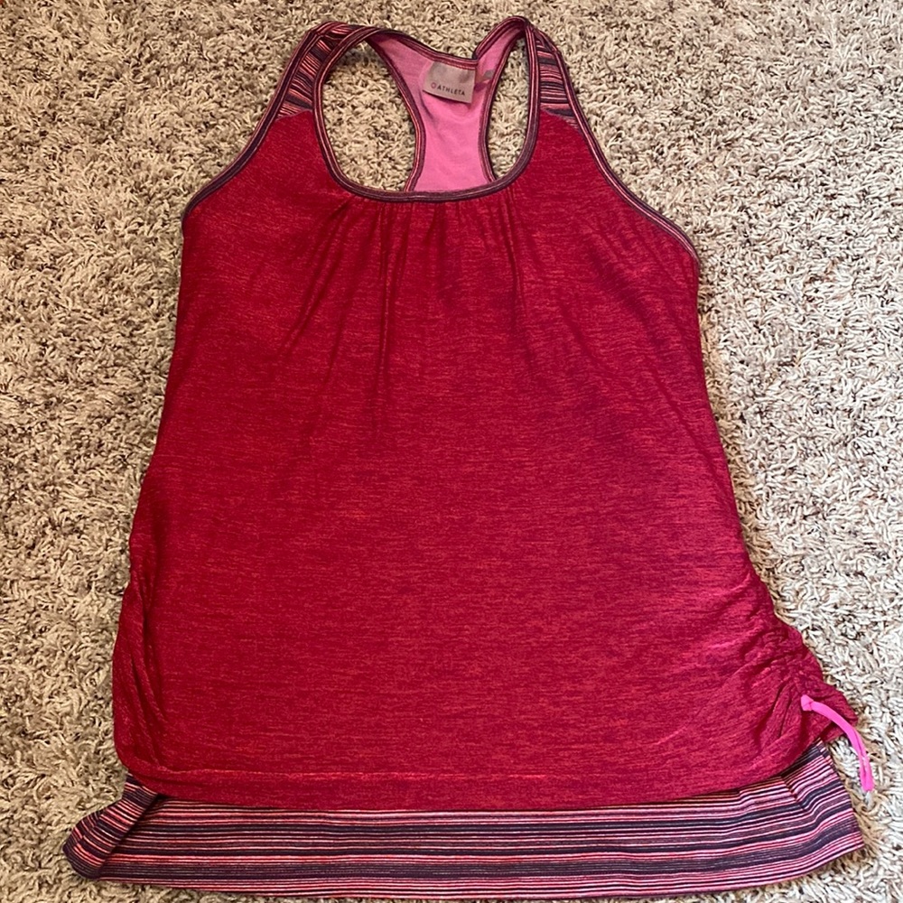 Athleta tank top with built in bra